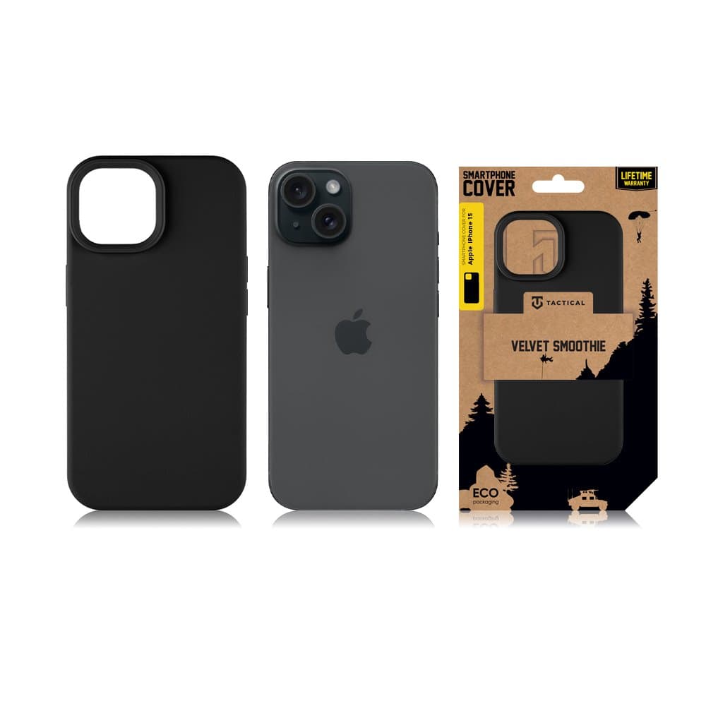 Zadní kryt Tactical MagForce Velvet Smoothie pro Apple iPhone 15 Asphalt - náhled 4
