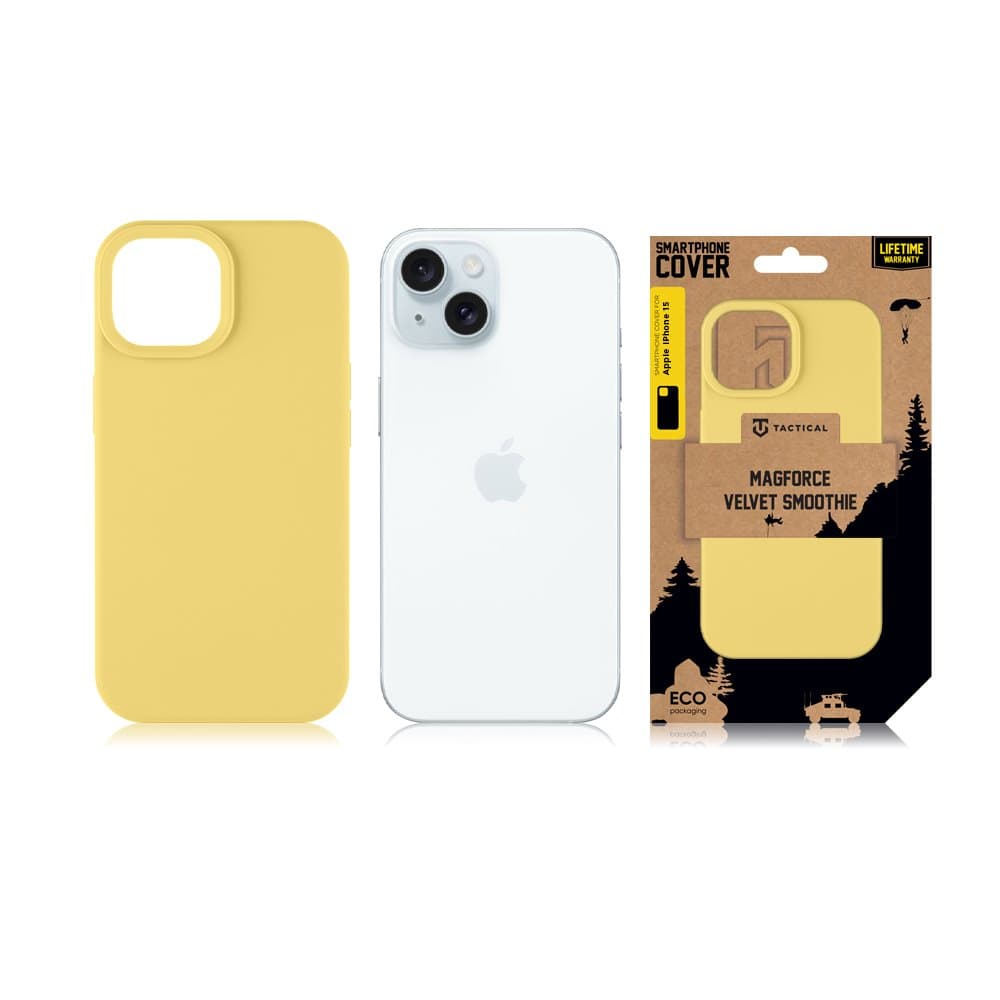 Zadní kryt Tactical MagForce Velvet Smoothie pro Apple iPhone 15 Banana - náhled 4