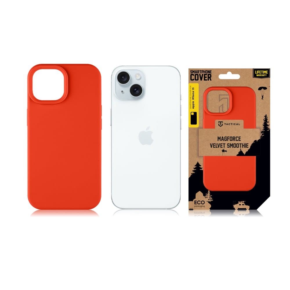 Zadní kryt Tactical MagForce Velvet Smoothie pro Apple iPhone 15 Chilli - náhled 4