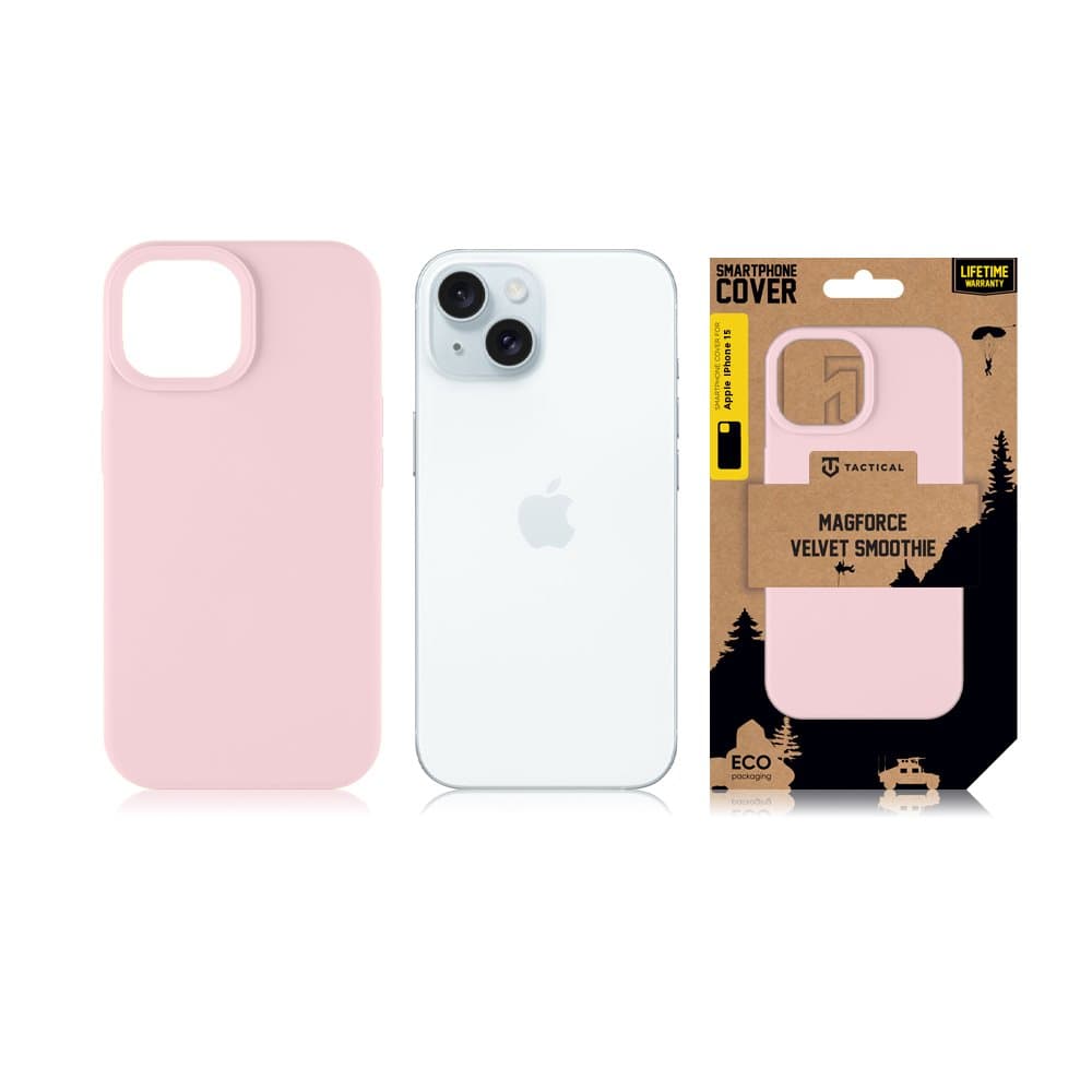 Zadní kryt Tactical MagForce Velvet Smoothie pro Apple iPhone 15 Pink Panther - náhled 4