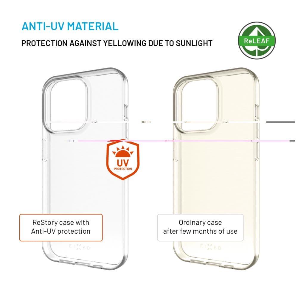TPU gelový kryt FIXED ReStory AntiUV pro Apple iPhone 11, čiré - náhled 4