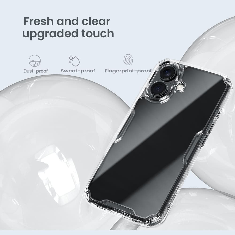 Zadní kryt Nillkin Nature TPU PRO pro Apple iPhone 16 Transparent - náhled 4