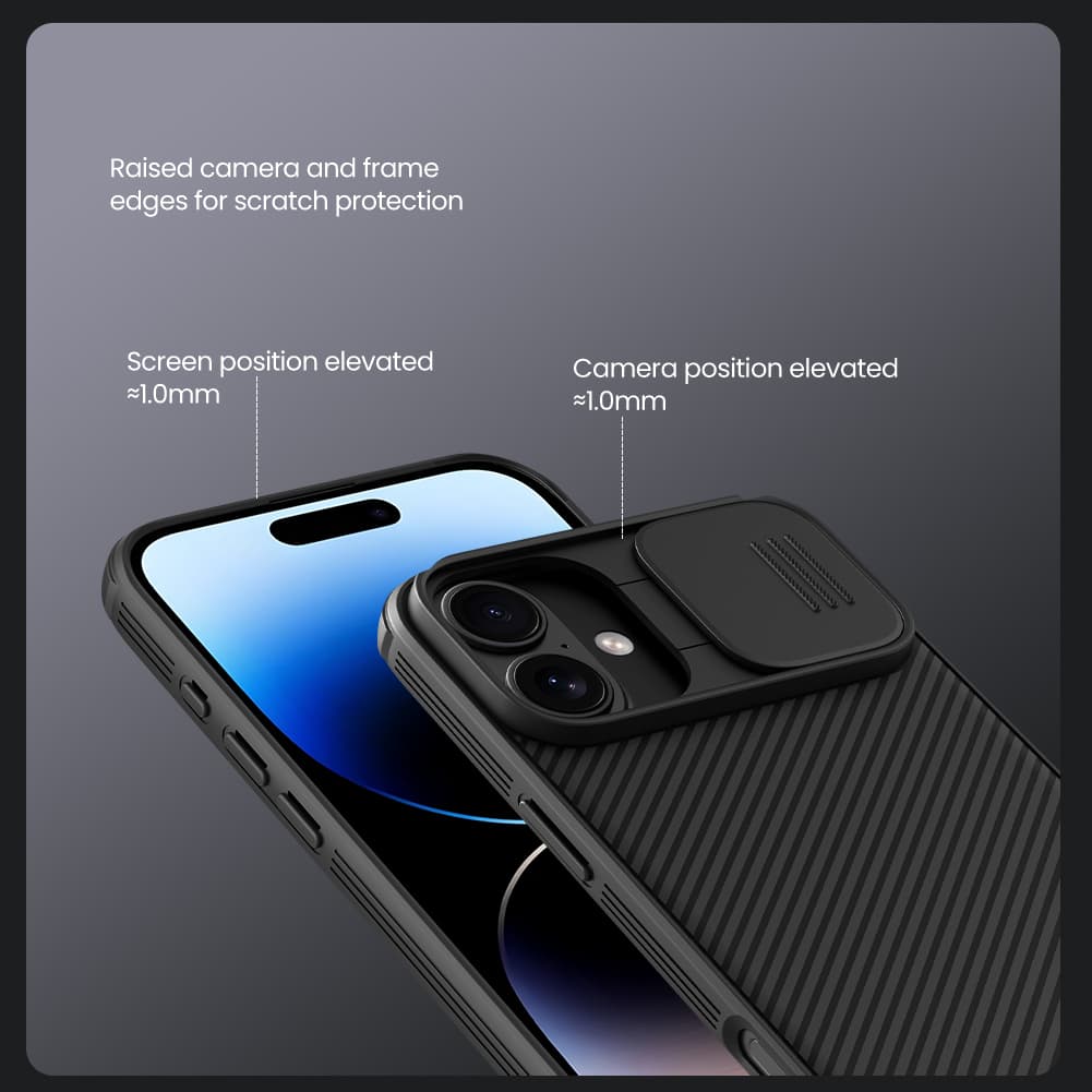 Zadní kryt Nillkin CamShield PRO pro Apple iPhone 16 Black - náhled 4