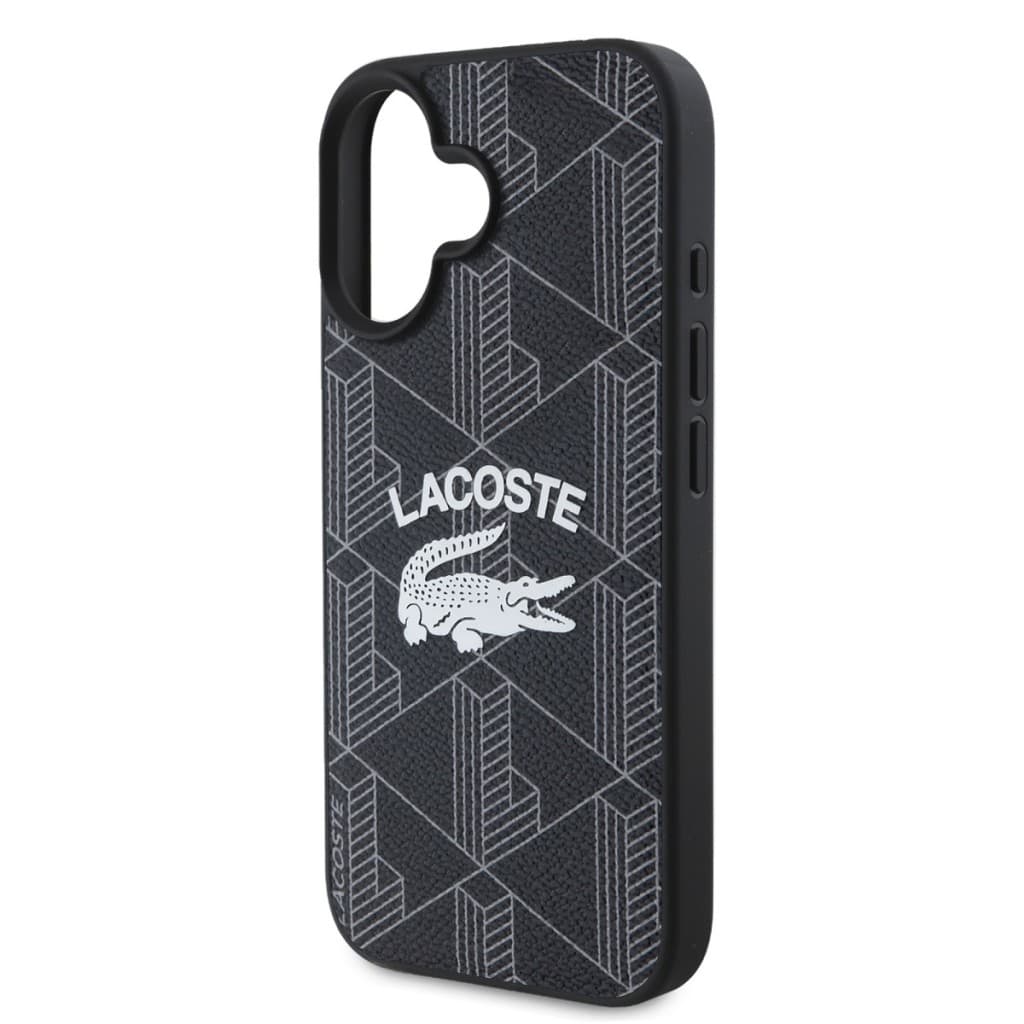 Zadní kryt Lacoste Blend Monogram MagSafe pro iPhone 16 Black - náhled 4
