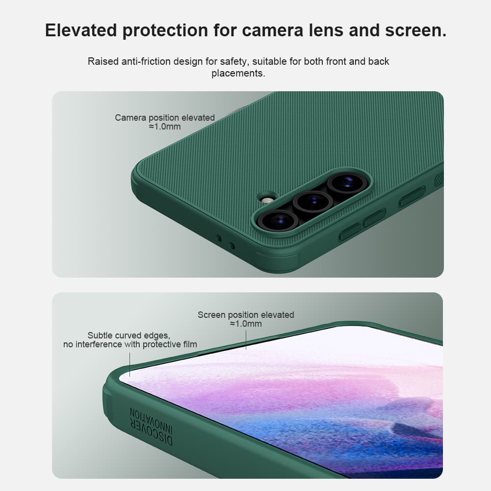Zadní kryt Nillkin Super Frosted PRO pro Samsung S24 FE černý - náhled 4