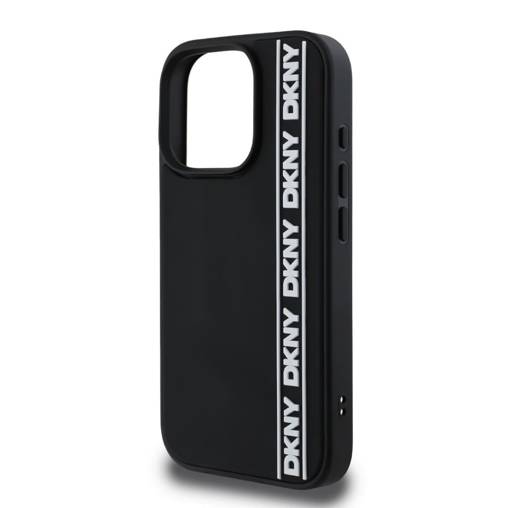 Zadní kryt DKNY 3D Rubber Repeat Logo Line pro iPhone 16 Pro Max Black - náhled 4