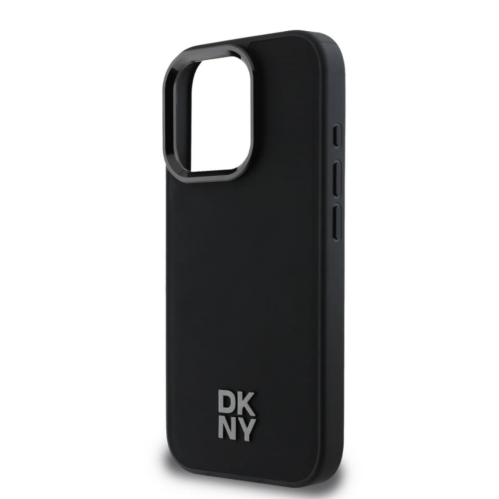 Zadní kryt DKNY PU Leather Stack Logo Magsafe pro iPhone 16 Pro Black - náhled 4