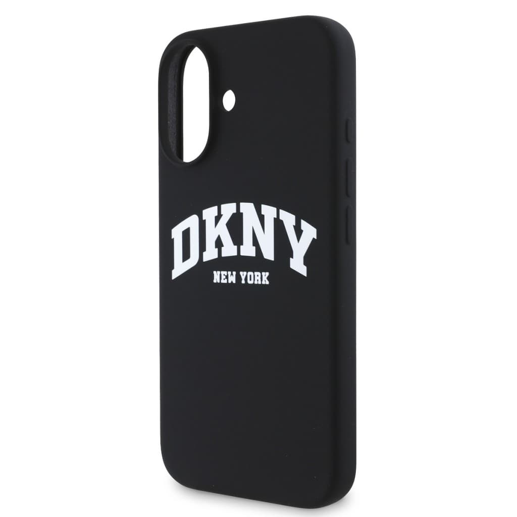 Zadní kryt DKNY Liquid Silicone Arch Logo MagSafe pro iPhone 16 Black - náhled 4