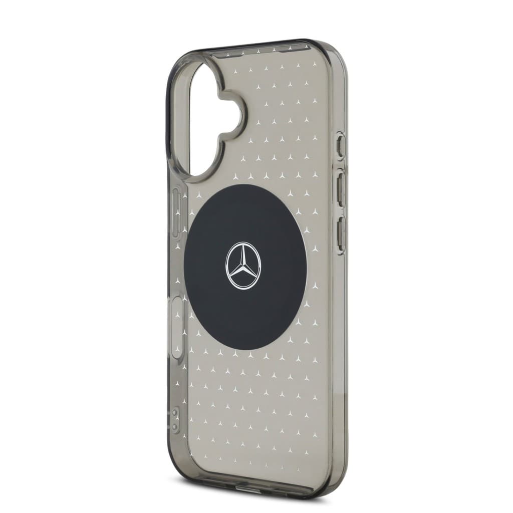 Zadní kryt Mercedes PC-TPU Star Pattern MagSafe pro iPhone 16 Plus Black - náhled 4