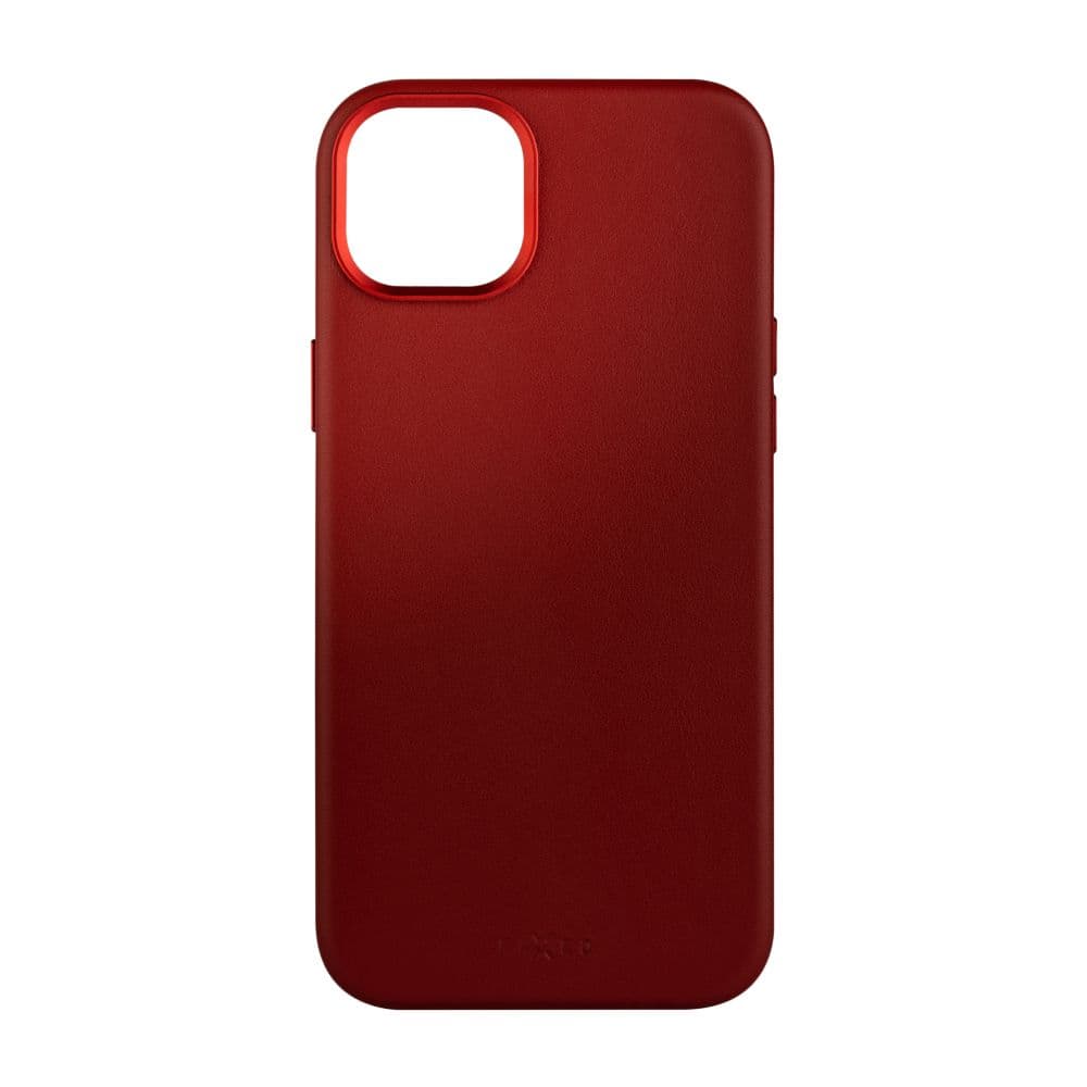 Kožený zadní kryt FIXED MagLeather s podporou MagSafe pro Samsung Galaxy S25+, červený - náhled 4