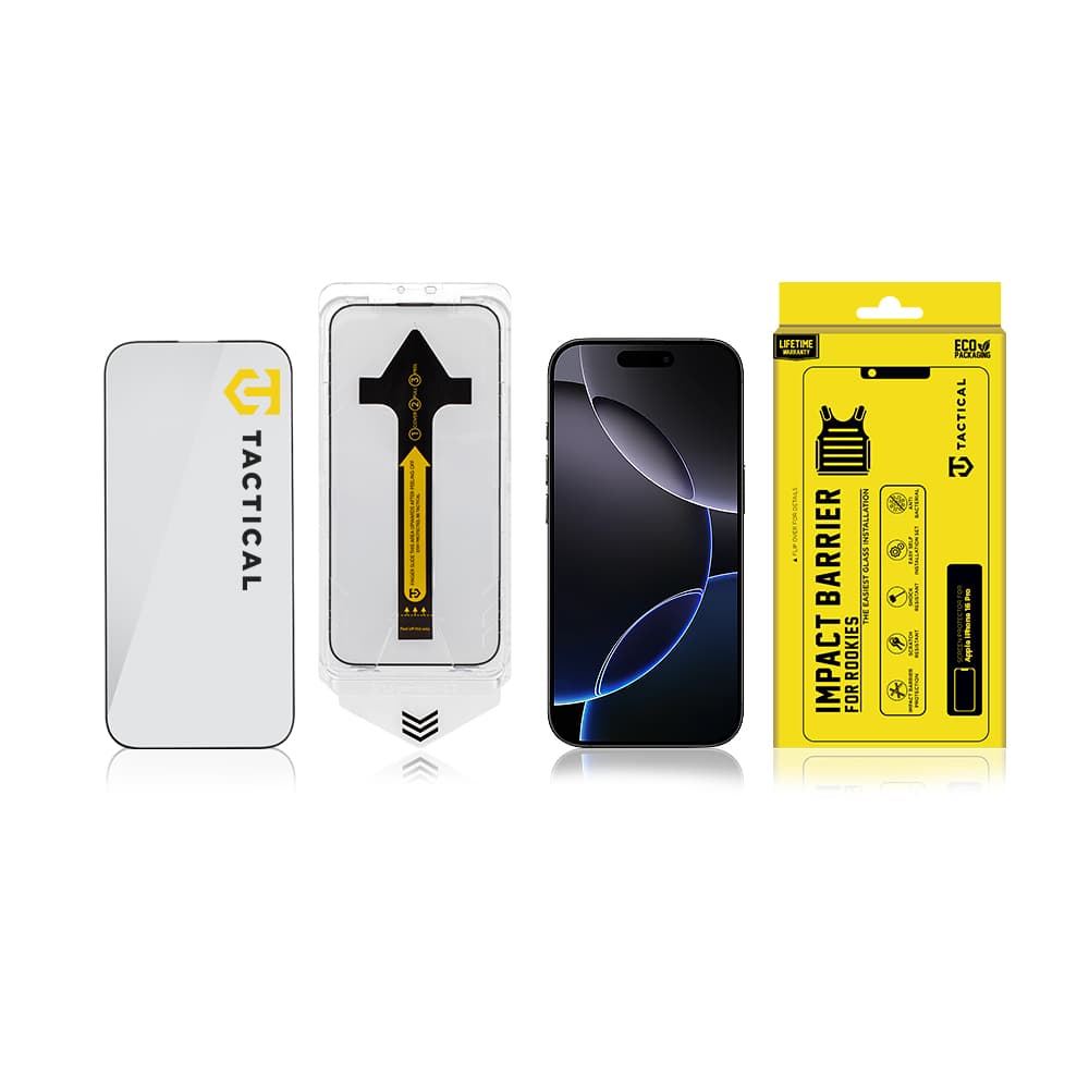 Ochrana displeje Tactical Impact Barrier for Rookies pro Apple iPhone 16 Pro - náhled 4