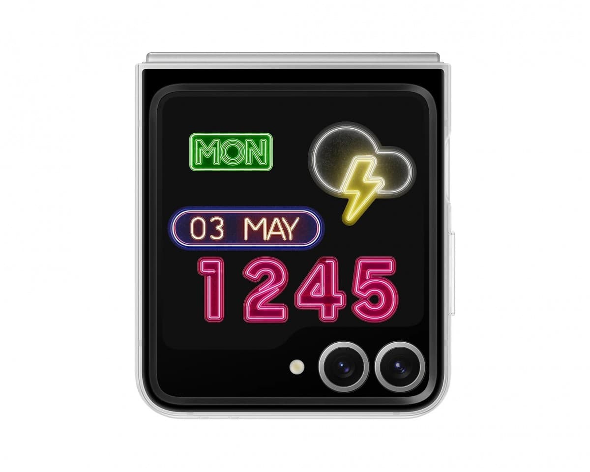 Zadní kryt EF-ZF741CTE Samsung FlipSuit pro Galaxy Z Flip 6 Transparent - náhled 4