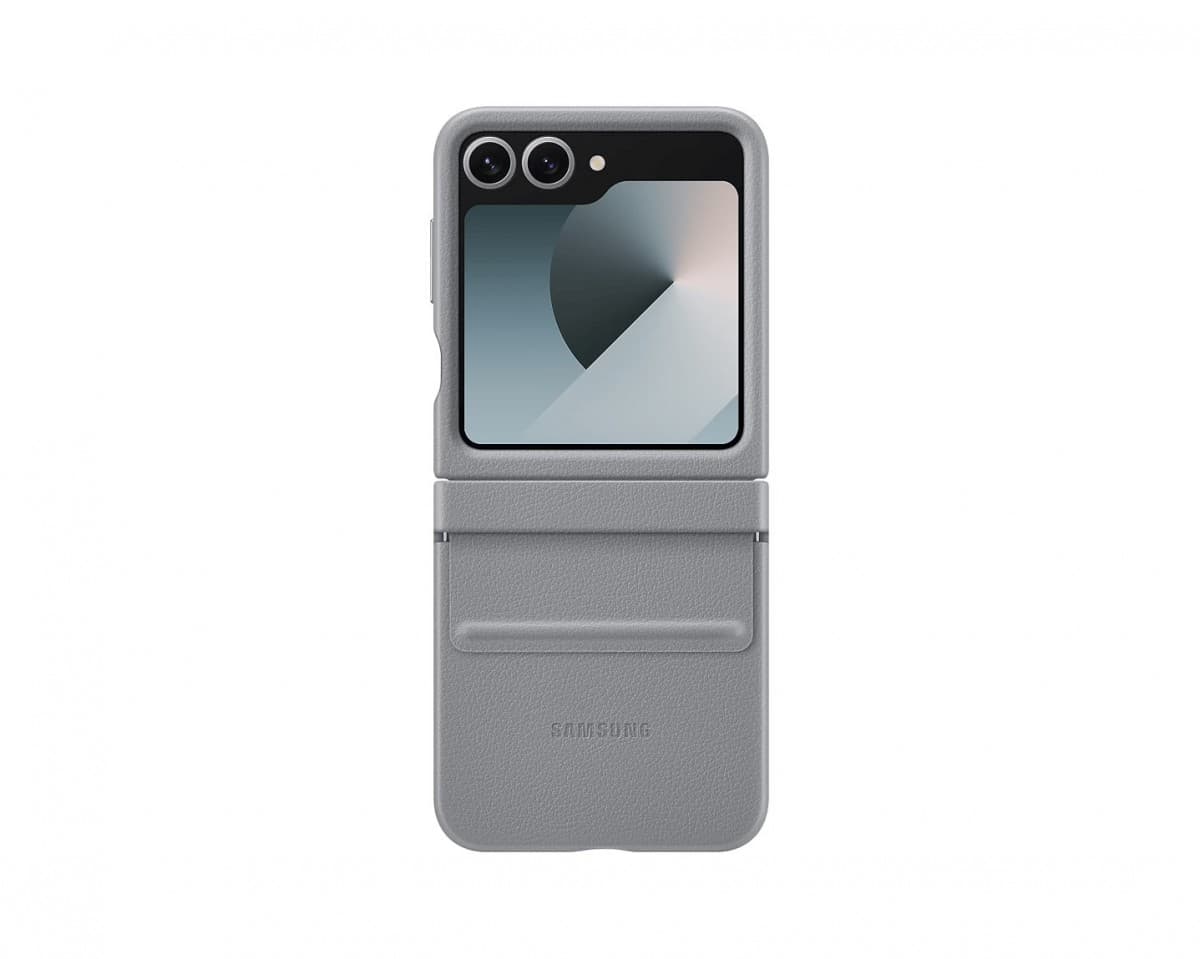 Zadní kryt EF-VF741PJE Samsung KindSuit pro Galaxy Z Flip 6 Gray - náhled 4