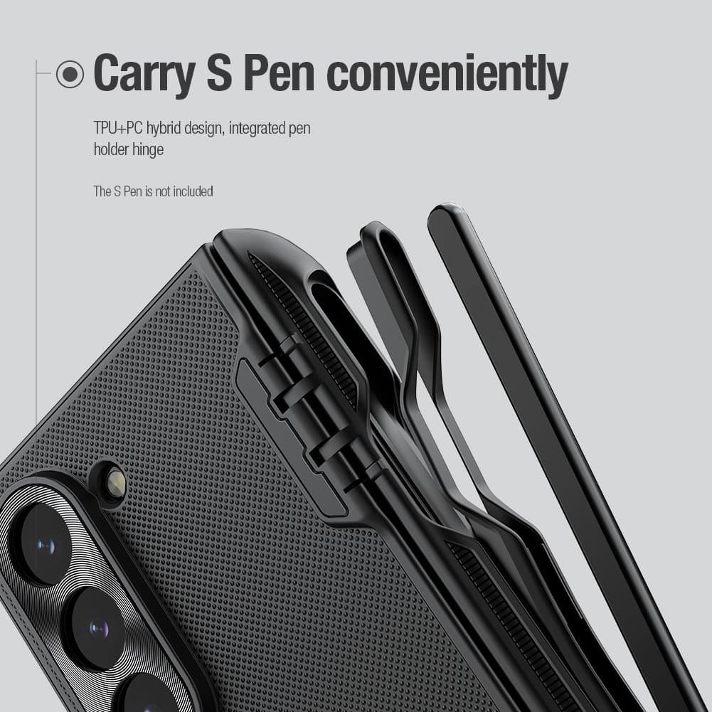 Zadní kryt Nillkin Super Frosted FOLD Slot pro Samsung Galaxy Z Fold 6 Black - náhled 4