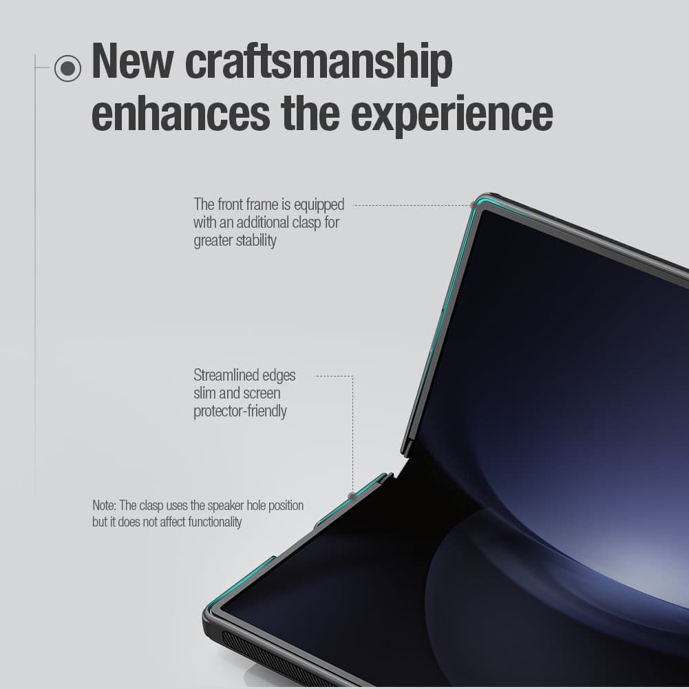 Zadní kryt Nillkin Super Frosted FOLD pro Samsung Galaxy Z Fold 6 Black - náhled 4