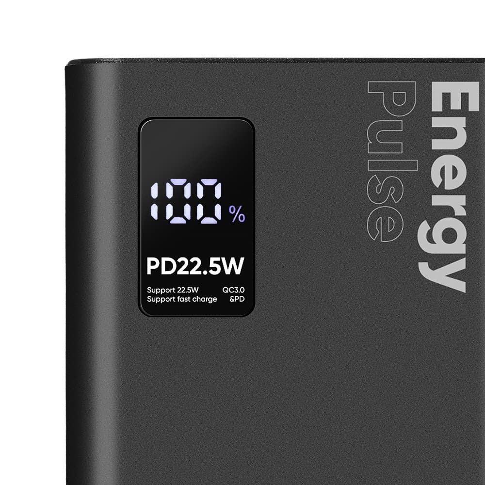 Powerbanka OBAL:ME EnergyPulse 20000mAh 22.5W černá - náhled 4