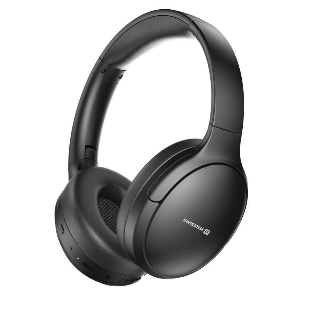 Sluchátka Swissten Pure Bluetooth ANC černá - náhled 4