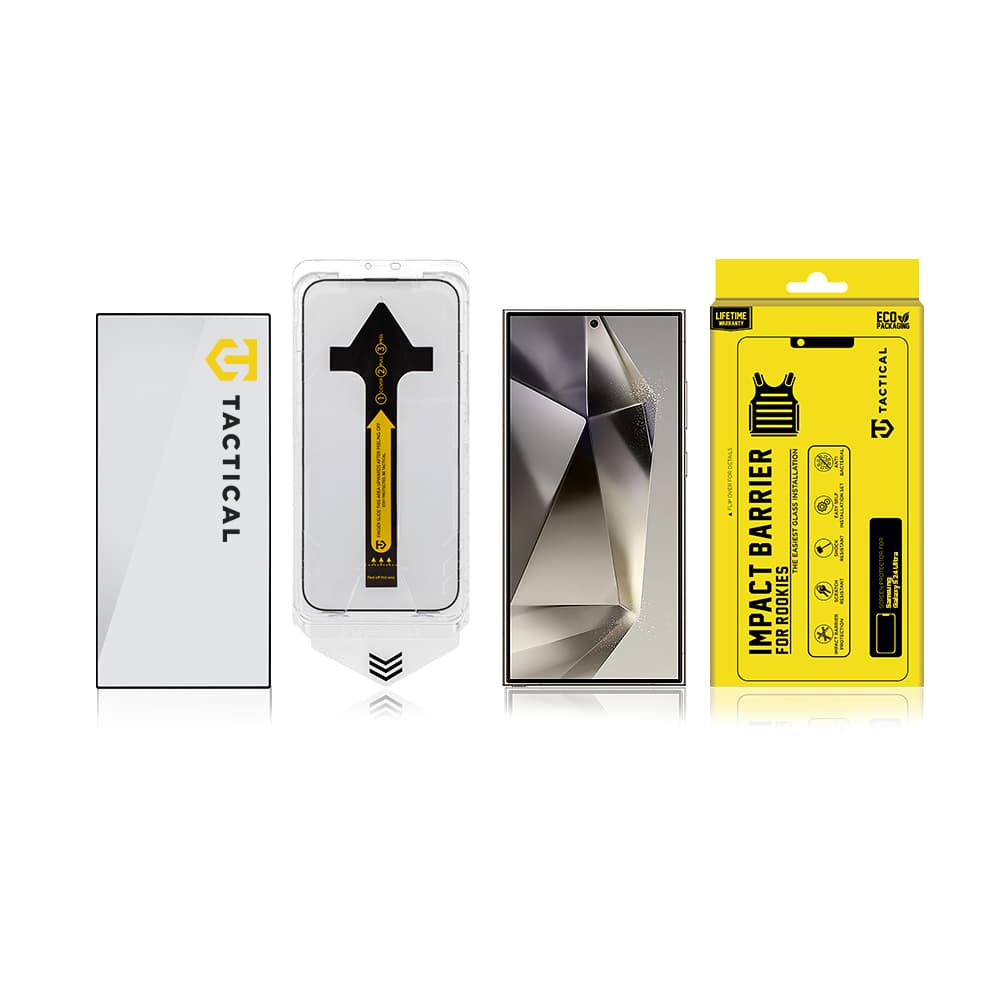 Ochrana displeje Tactical Impact Barrier for Rookies pro Samsung Galaxy S24 Ultra - náhled 4