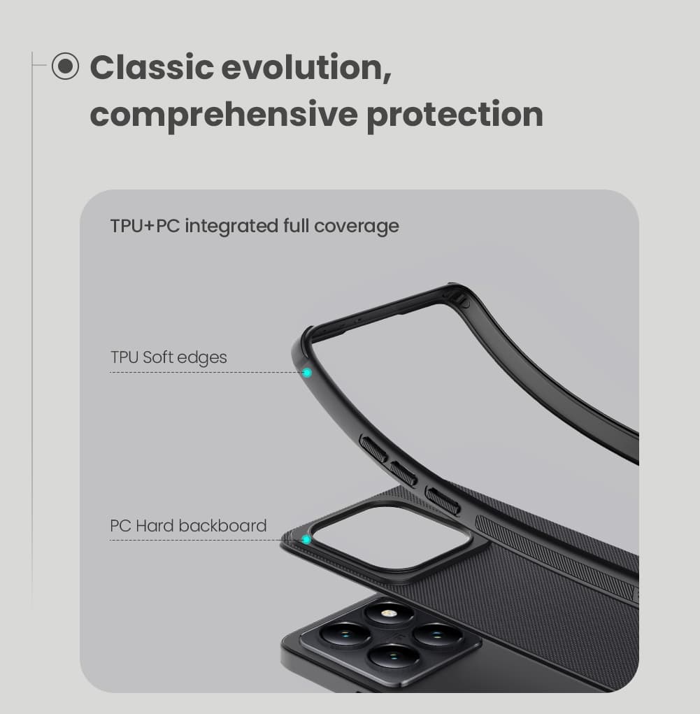 Zadní kryt Nillkin Super Frosted PRO pro Xiaomi 14T Pro Black - náhled 4