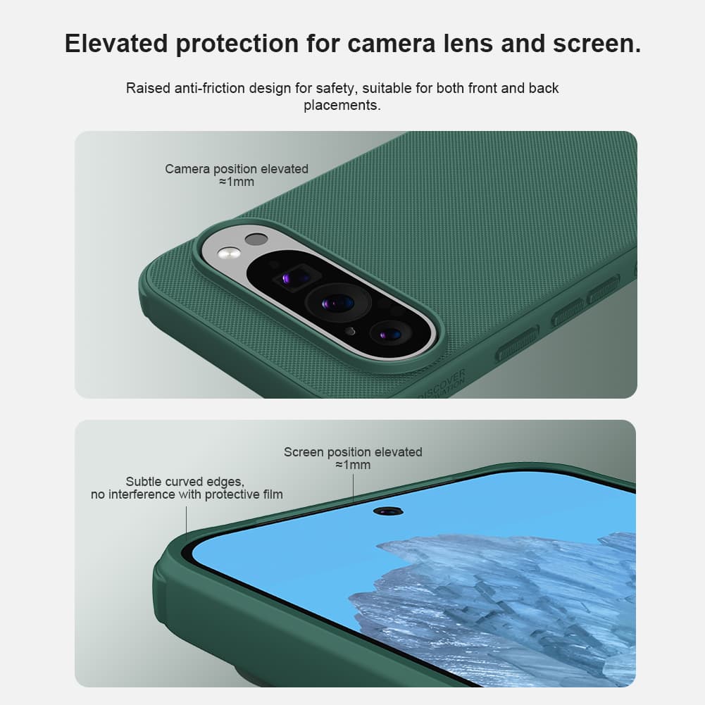 Zadní kryt Nillkin Super Frosted PRO pro Google Pixel 9-9 Pro Black - náhled 4