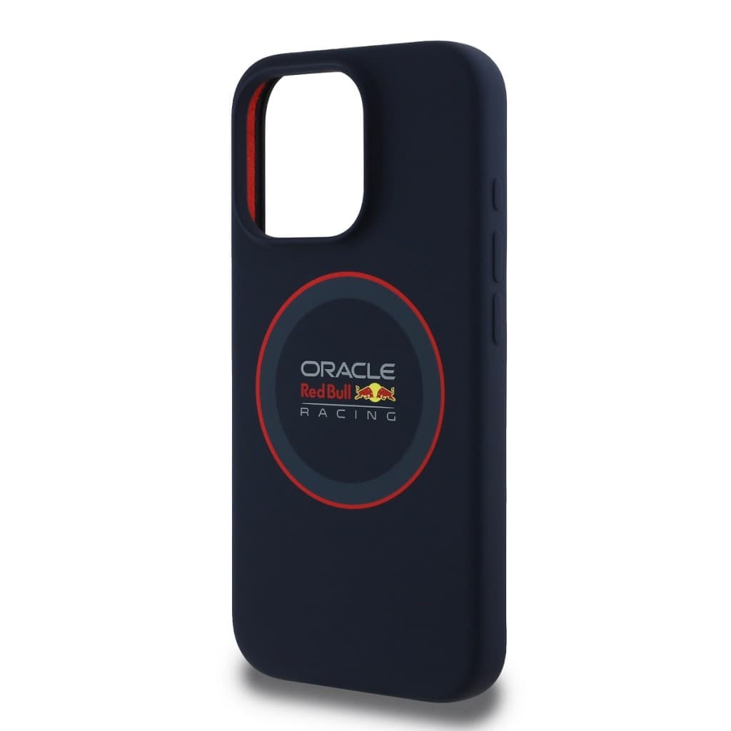 Zadní kryt Red Bull Silicone Red Ring MagSafe pro iPhone 15 Pro Navy - náhled 4