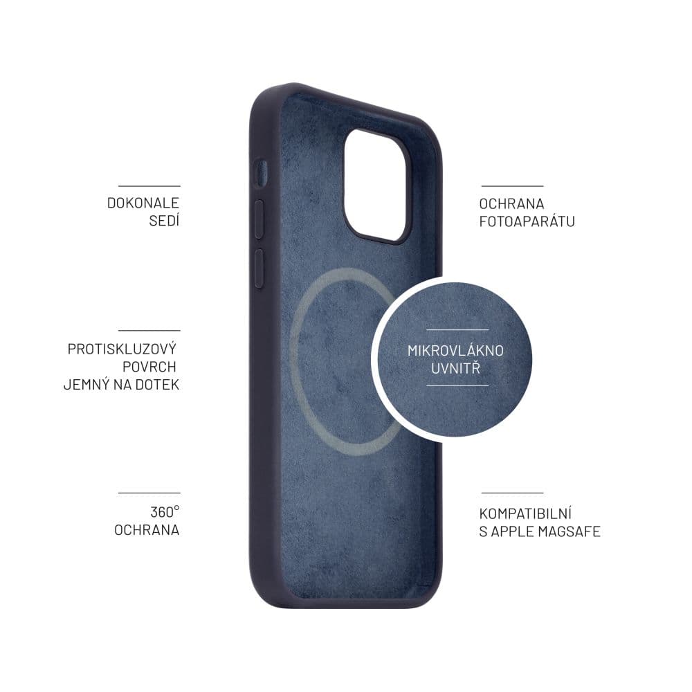 Zadní kryt FIXED MagFlow s podporou MagSafe pro Samsung Galaxy S25+, modrý - náhled 4
