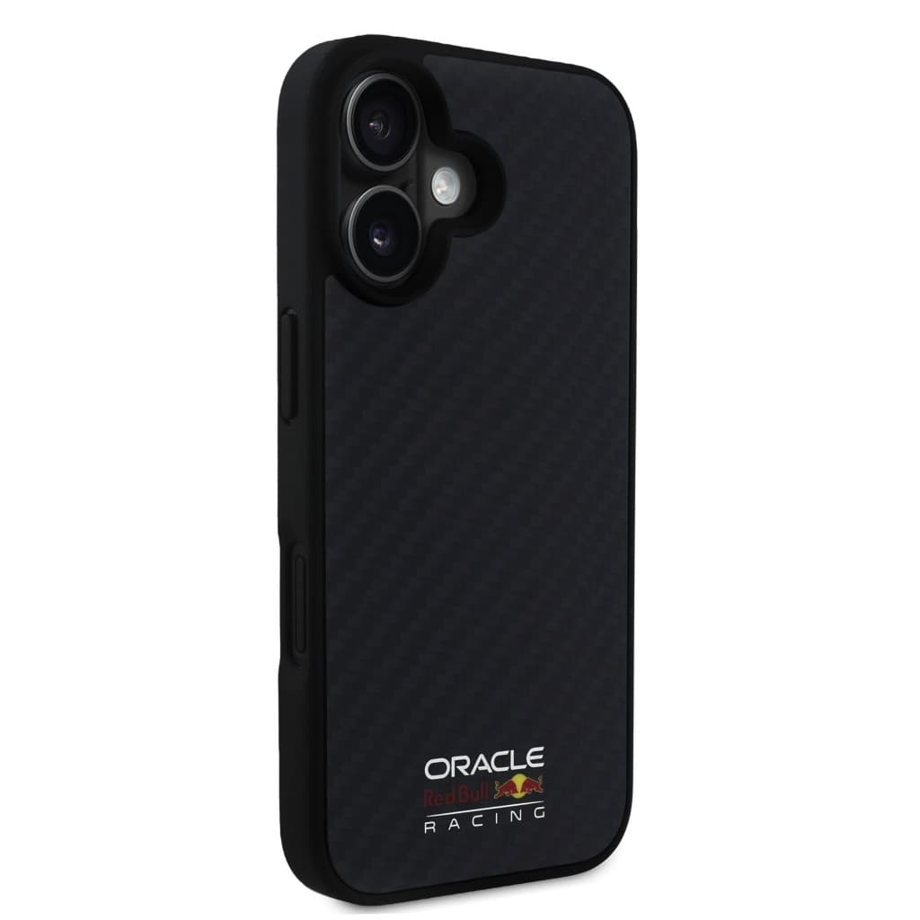 Zadní kryt Red Bull Carbon Shiny Logo MagSafe pro iPhone 16 Black - náhled 4