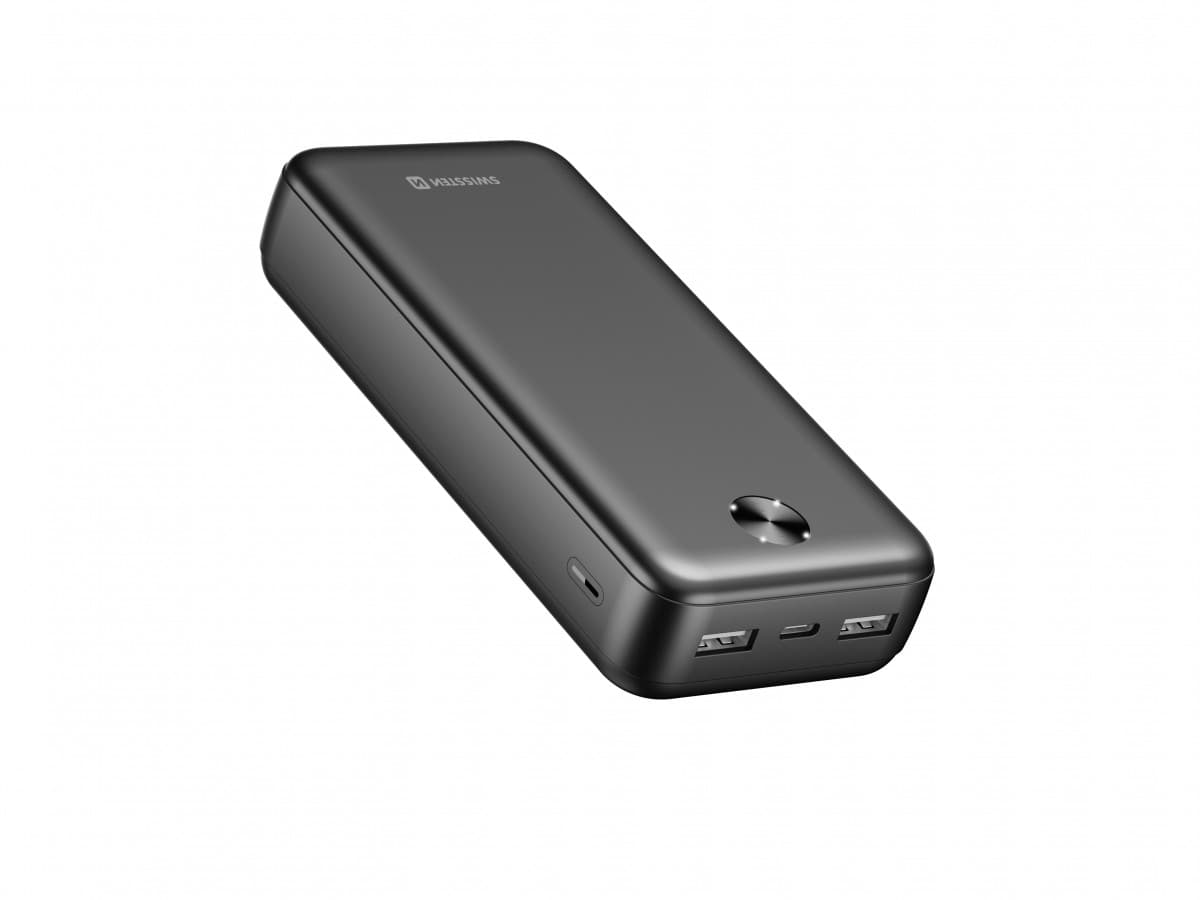 Powerbank Swissten 20000 mAh Worx Pro černá - náhled 4