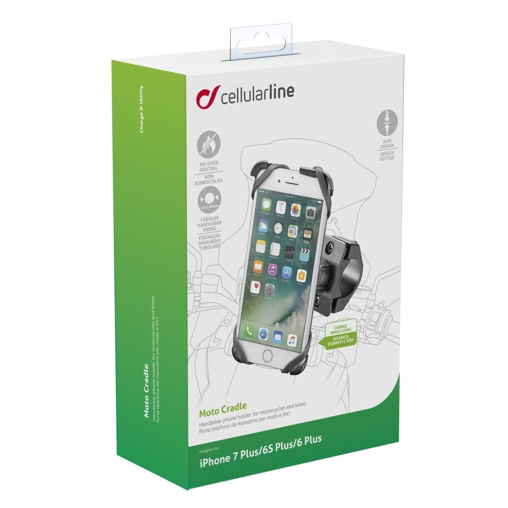 Držák Interphone MOTO CRADLE pro Apple iPhone 6 Plus/6S Plus/7 Plus/8 Plus - náhled 4
