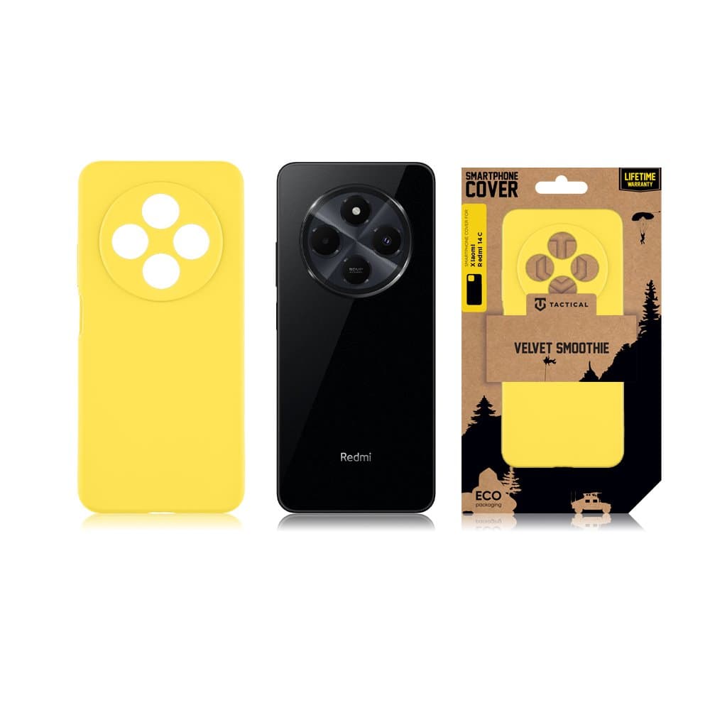 Zadní kryt Tactical Velvet Smoothie pro Xiaomi Redmi 14C 4G-Poco C75 Banana - náhled 4