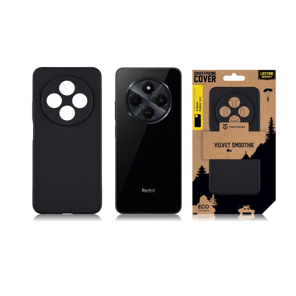 Zadní kryt Tactical Velvet Smoothie pro Xiaomi Redmi 14C 4G-Poco C75 Asphalt - náhled 4