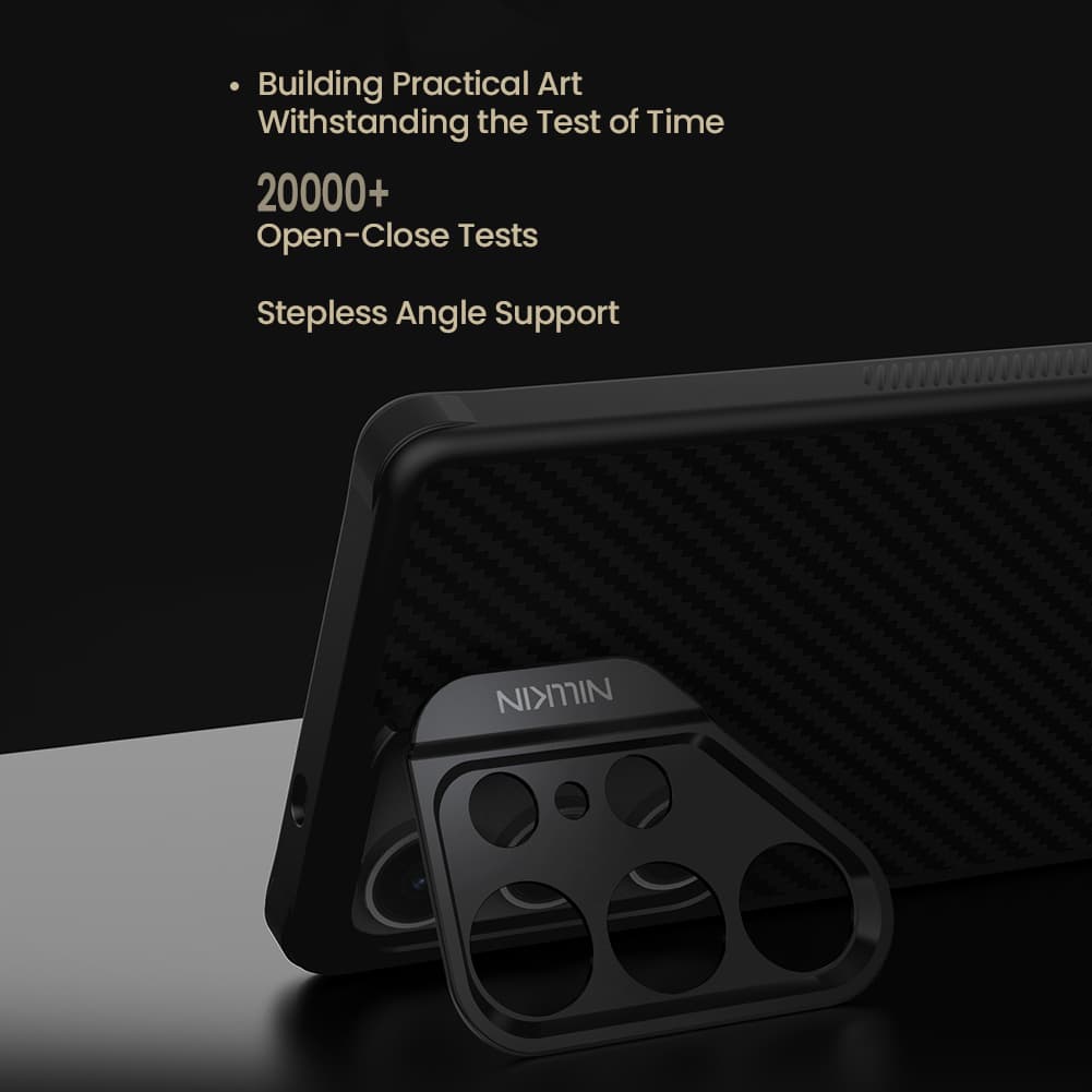 Zadní kryt Nillkin CarboProp Aramid Magnetic pro Samsung Galaxy S25 Ultra Black - náhled 4