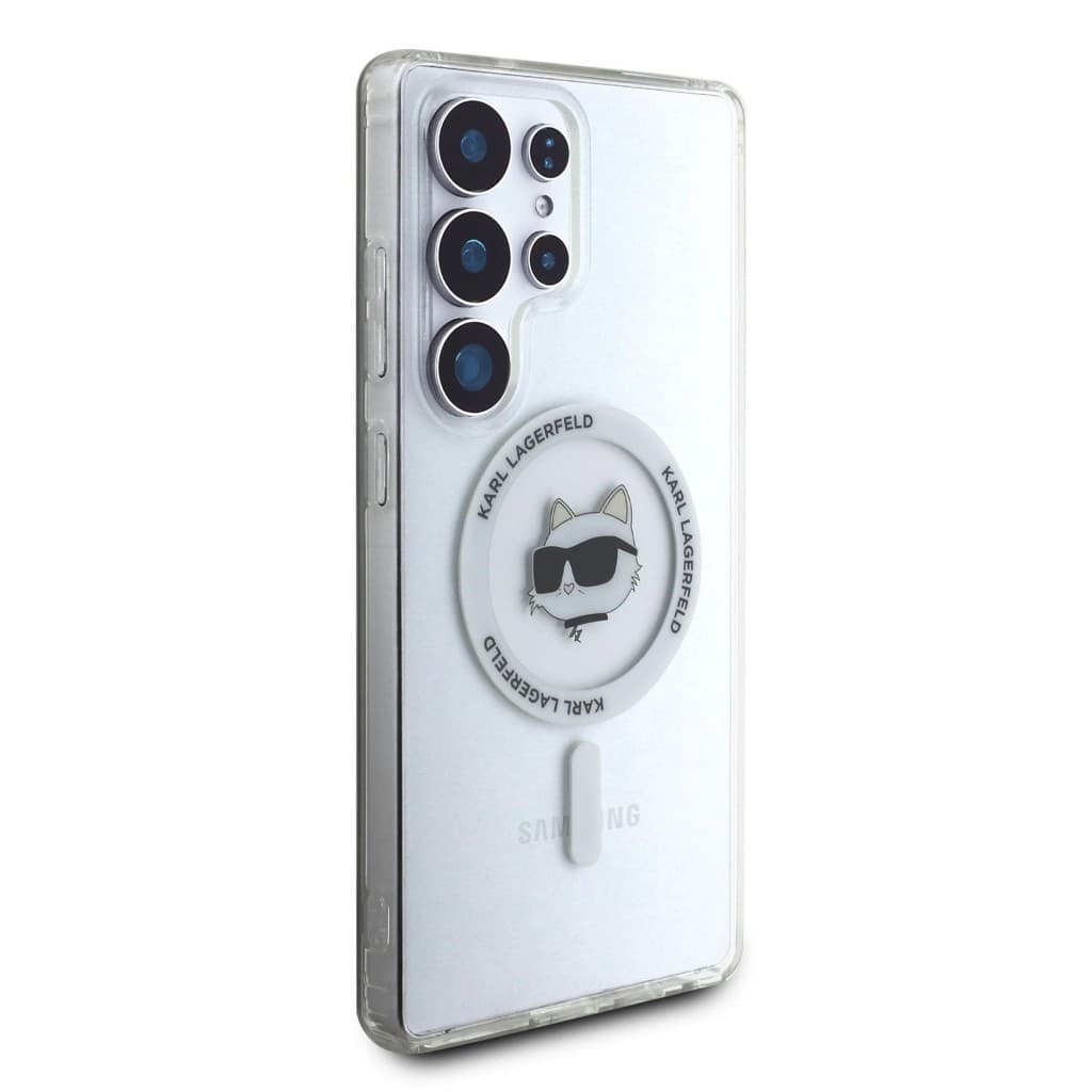 Zadní kryt Karl Lagerfeld IML Choupette Head MagSafe pro Samsung Galaxy S25 Ultra Transparent - náhled 4