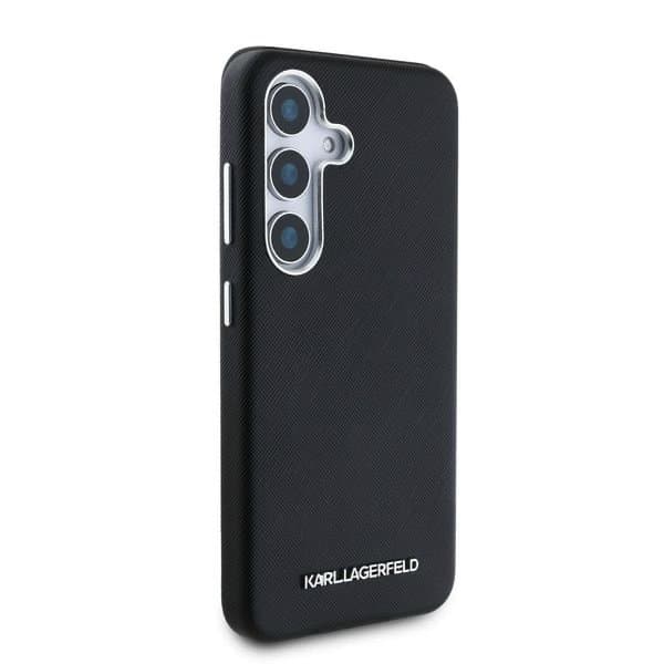 Zadní kryt Karl Lagerfeld PU Saffiano Metal Logo and Frame pro Samsung Galaxy S25 Black - náhled 4