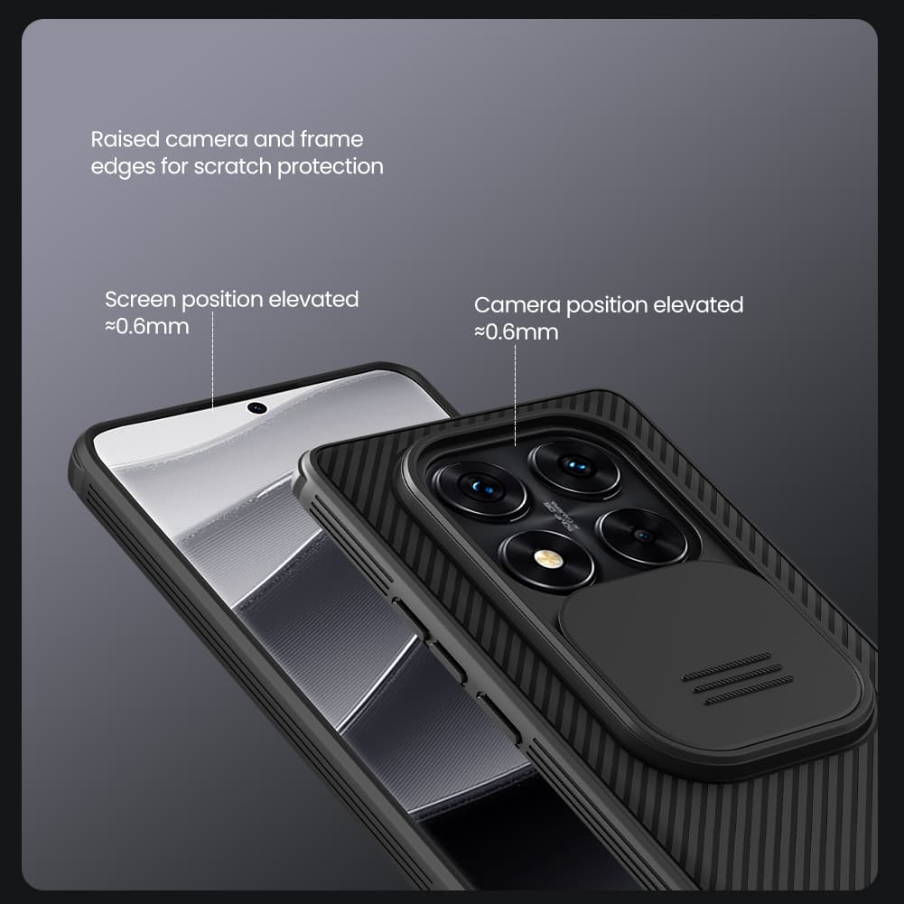 Zadní kryt Nillkin CamShield PRO pro Xiaomi Redmi Note 14 Pro 5G-Poco X7 5G Black - náhled 4
