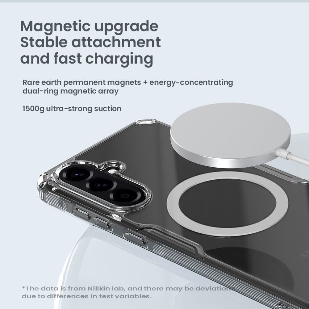 Zadní kryt Nillkin Nature TPU PRO Magnetic pro Samsung Galaxy A56 5G Transparent - náhled 4