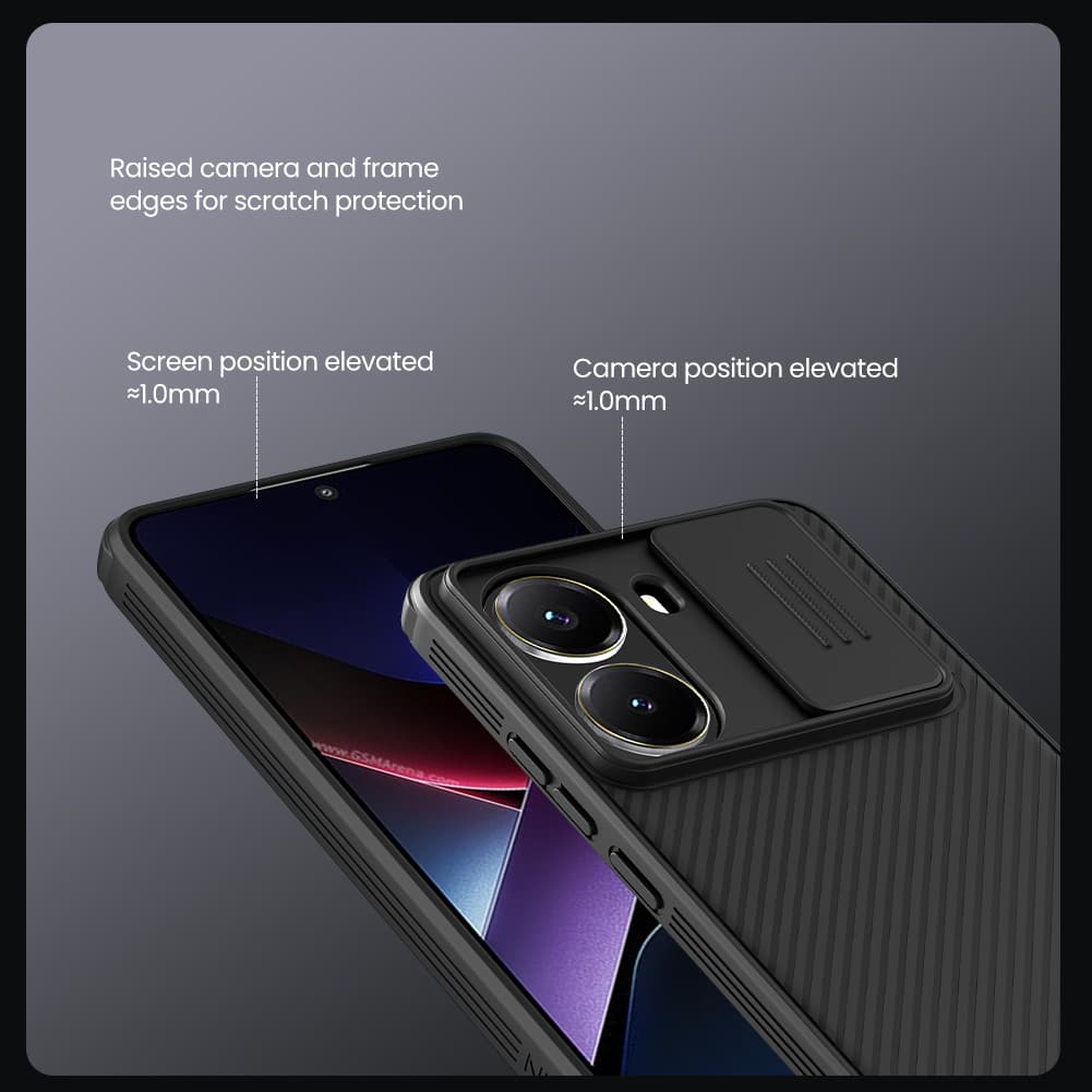 Zadní kryt Nillkin CamShield PRO pro Poco X7 Pro 5G Black - náhled 4
