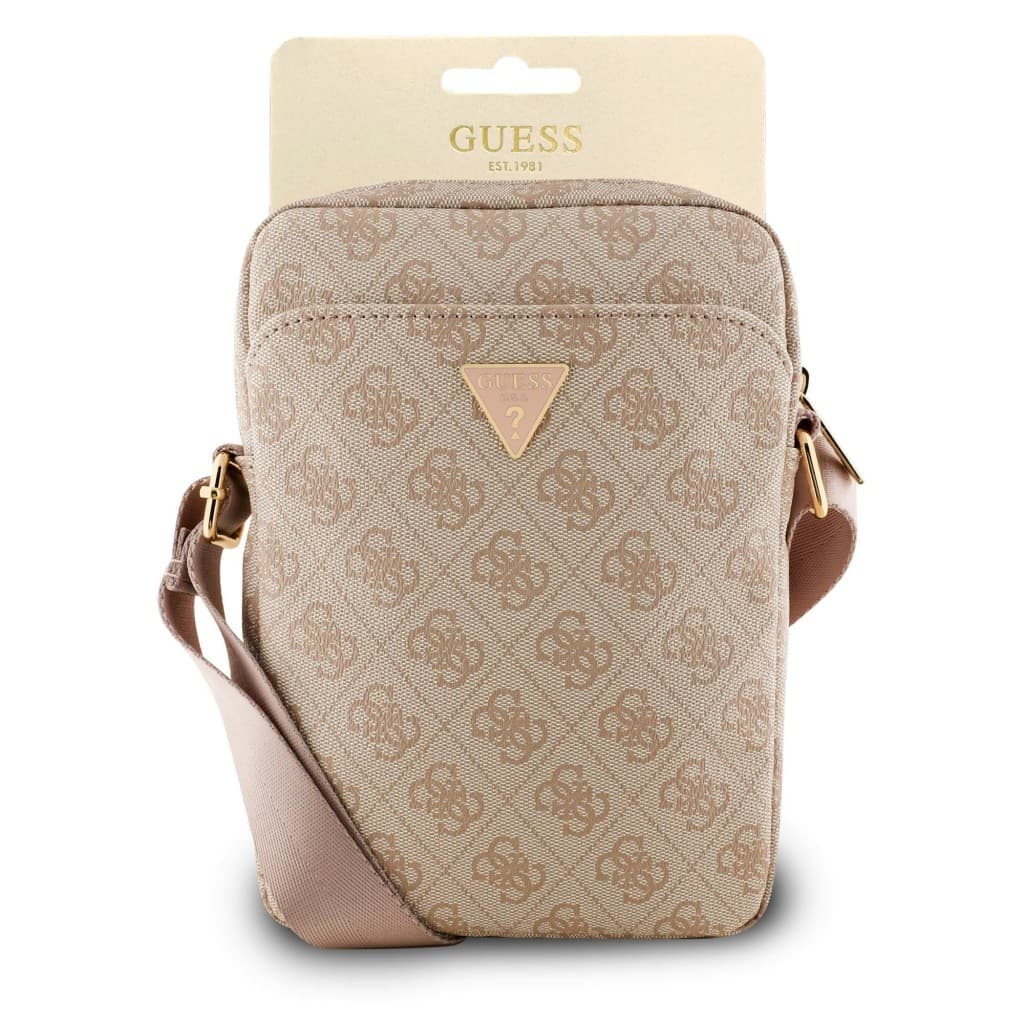 Kabelka Guess PU 4G Triangle Logo 8" Pink - náhled 4