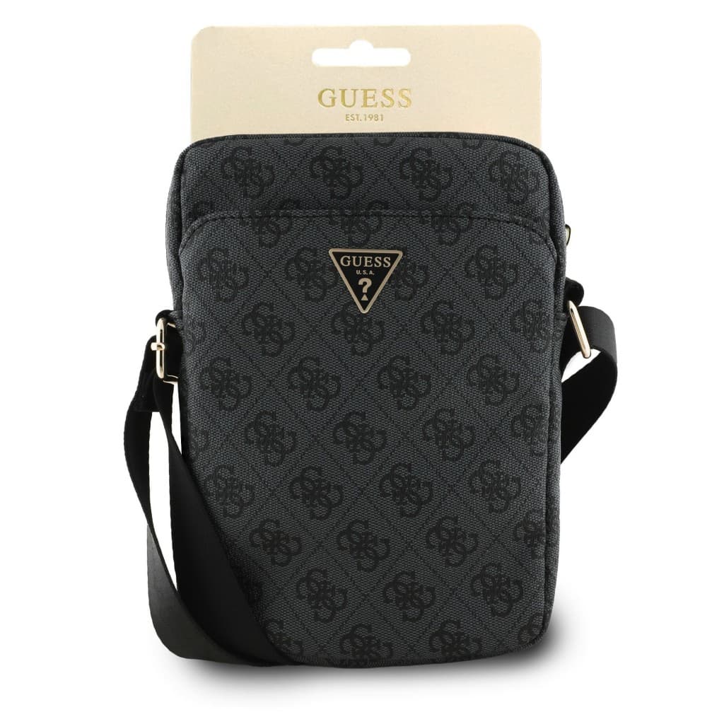 Kabelka Guess PU 4G Triangle Logo 8" Black - náhled 4