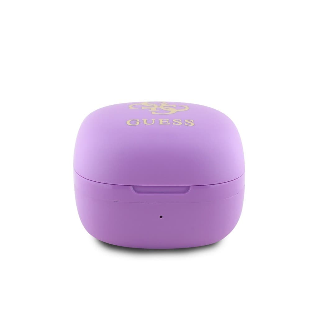 Bezdrátová sluchátka Guess 4G Logo Mini TWS Purple - náhled 4