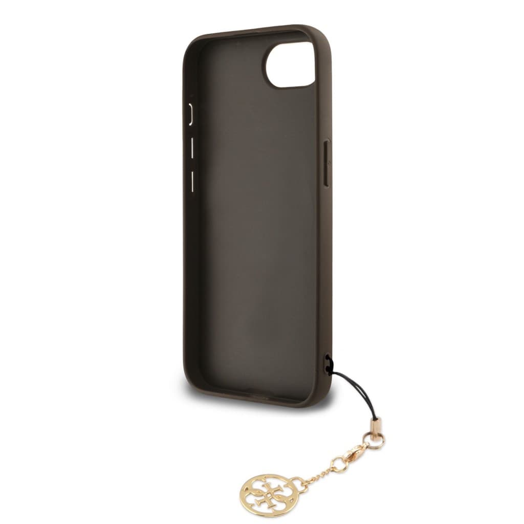 Zadní kryt Guess 4G Charm pro iPhone 16e Tone on Tone Brown - náhled 4