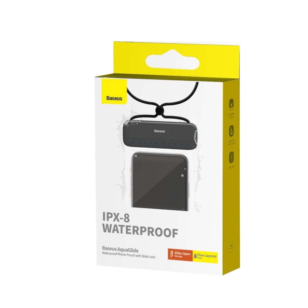 Vodotěsné pouzdro Baseus AquaGlide Black - náhled 4