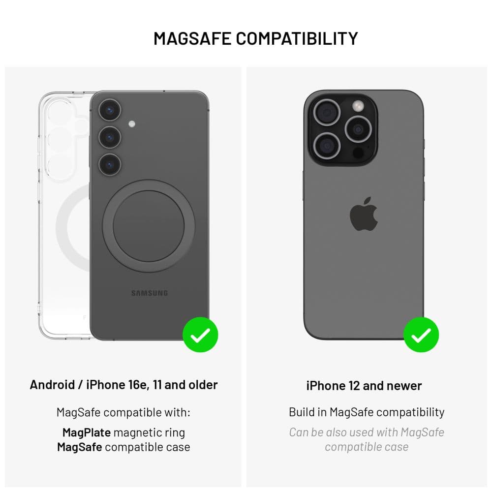 Držák do auta s bezdrátovým nabíjením FIXED MagAir s podporou uchycení MagSafe a standardem Qi2, 15W, černý - náhled 4
