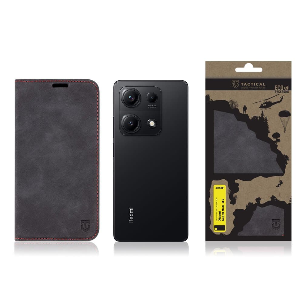 Knížkové pouzdro Tactical Xproof pro Xiaomi Redmi Note 14S Black Hawk - náhled 4