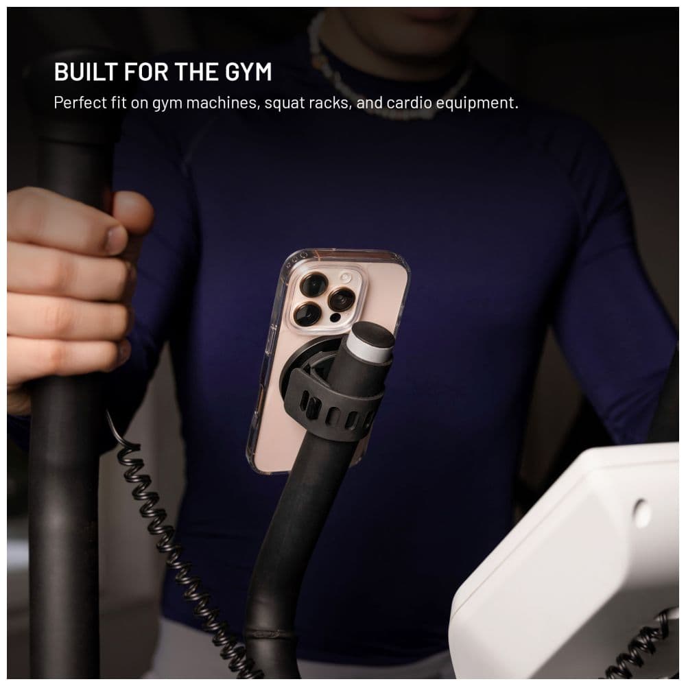 Fitness držák mobilního telefonu FIXED MagGrip Active s MagSafe uchycením, černý - náhled 4