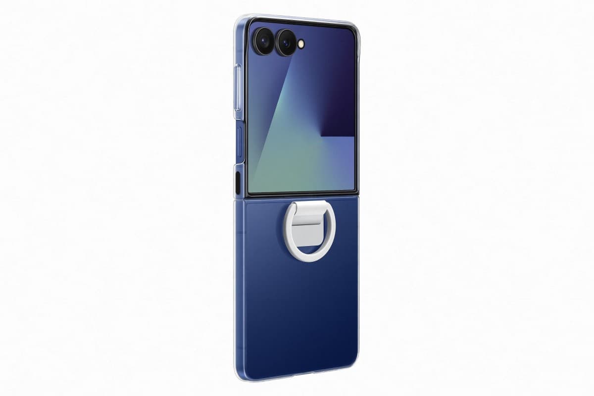Zadní kryt EF-QF766CTE Samsung Ring Clear pro Galaxy Z Flip 7 Transparent - náhled 4