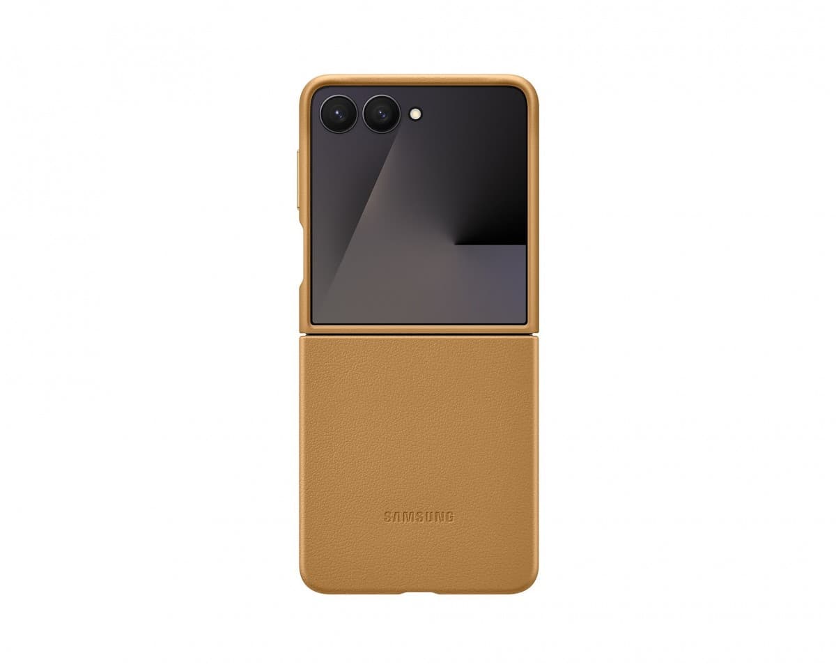 Zadní kryt EF-VF766PAE Samsung KindSuit pro Galaxy Z Flip 7 Camel - náhled 4