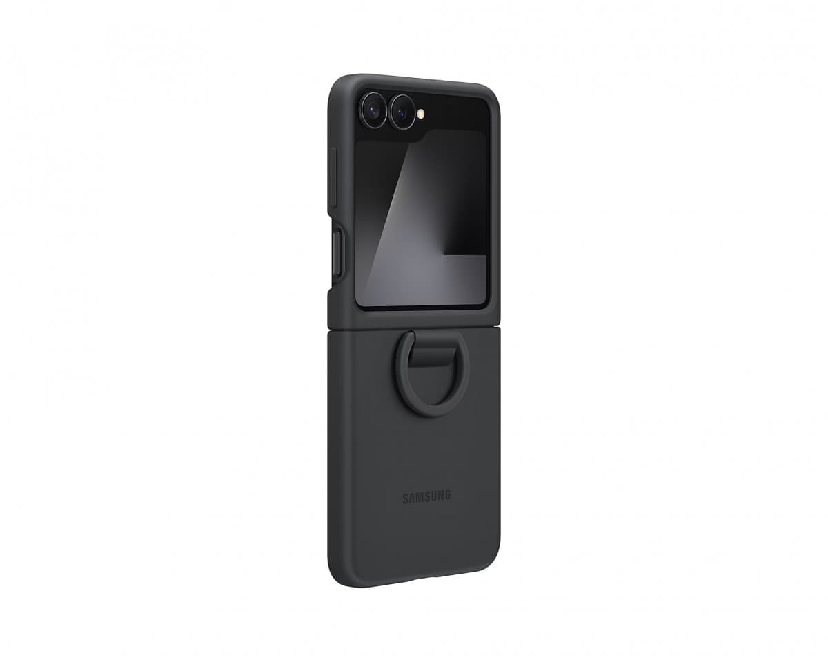Zadní kryt EF-PF741TBE Samsung s Kroužkem pro Galaxy Z Flip 7 FE Black - náhled 4