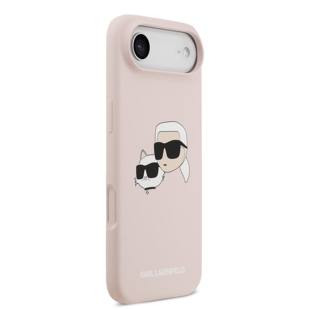Zadní kryt Karl Lagerfeld Liquid Silicone Double Heads MagSafe pro iPhone 17 Air Pink - náhled 4