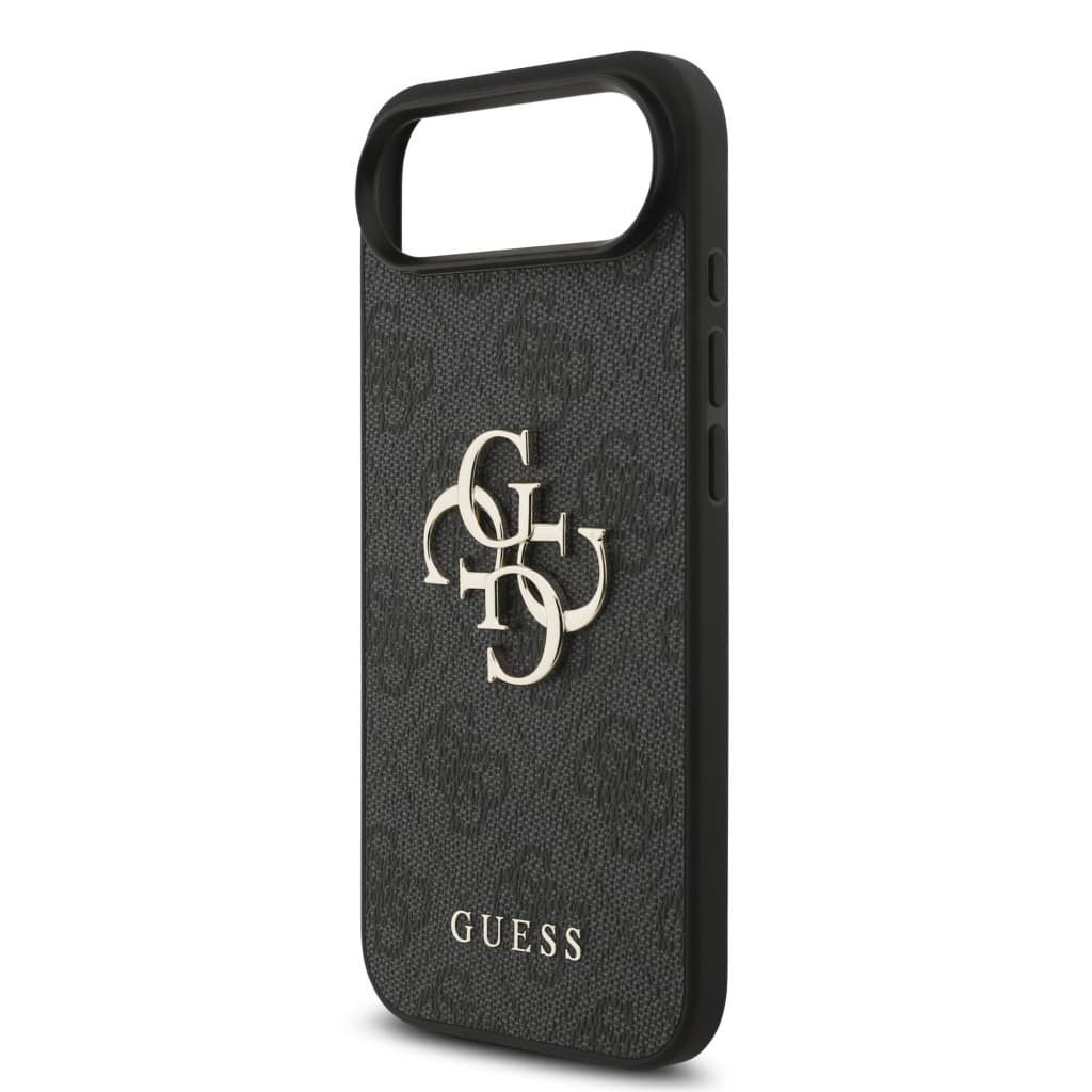 Zadní kryt Guess PU 4G Metal Logo Strap pro iPhone 17 Air Black - náhled 4